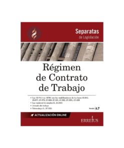 SEPARATA REGIMEN DE CONTRATO DE TRABAJO