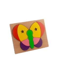 ROMPECABEZA DE MADERA MARIPOSA PUZLE ENCASTRE