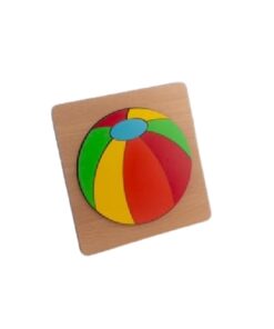 ROMPECABEZA DE MADERA PELOTA PUZLE ENCASTRE