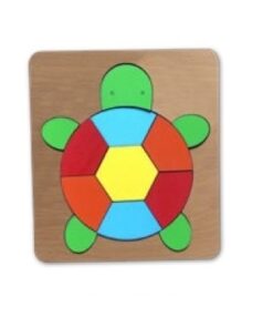 ROMPECABEZA DE MADERA TORTUGA PUZLE ENCASTRE